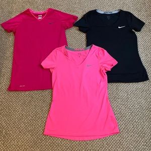 Bundle of 3 Nike Pro Workout Tees